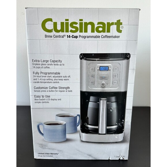 Cuisinart 14-Cup Brew Central Programmable - Coffee Maker- Very Good Condition - Picture 1 of 11